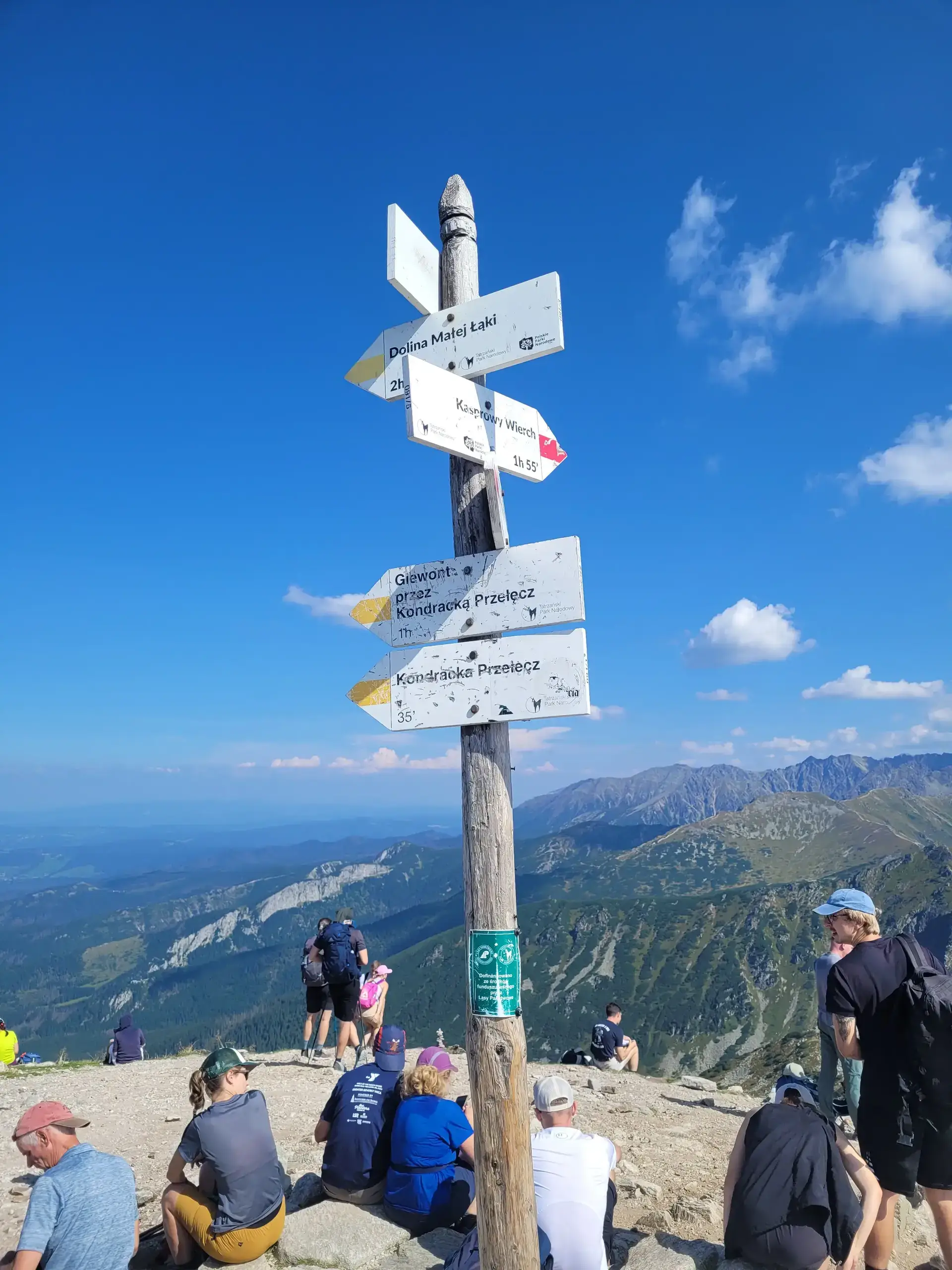 Kasprowy Wierch - Czerwone Wierchy (do Kopy Kondrackiej) - Giewont - wrzesień 2024