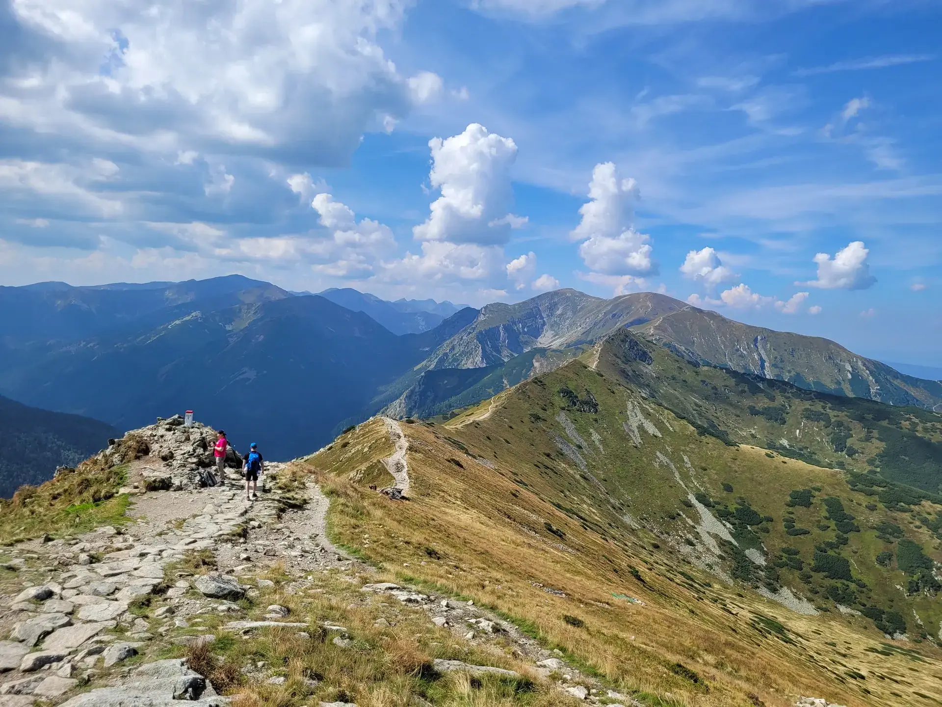 Kasprowy Wierch - Czerwone Wierchy (do Kopy Kondrackiej) - Giewont - wrzesień 2024