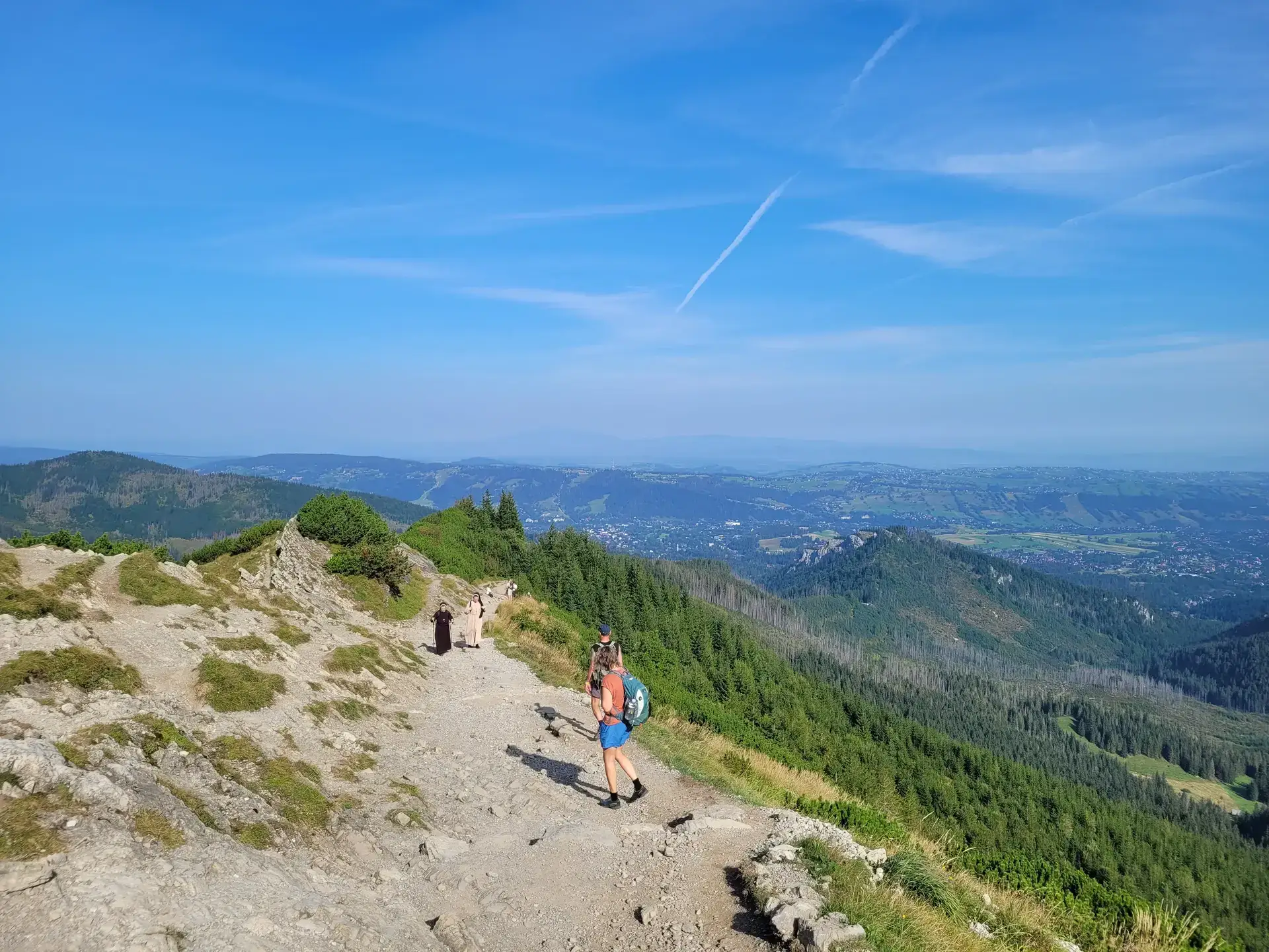 Kasprowy Wierch - Czerwone Wierchy (do Kopy Kondrackiej) - Giewont - wrzesień 2024