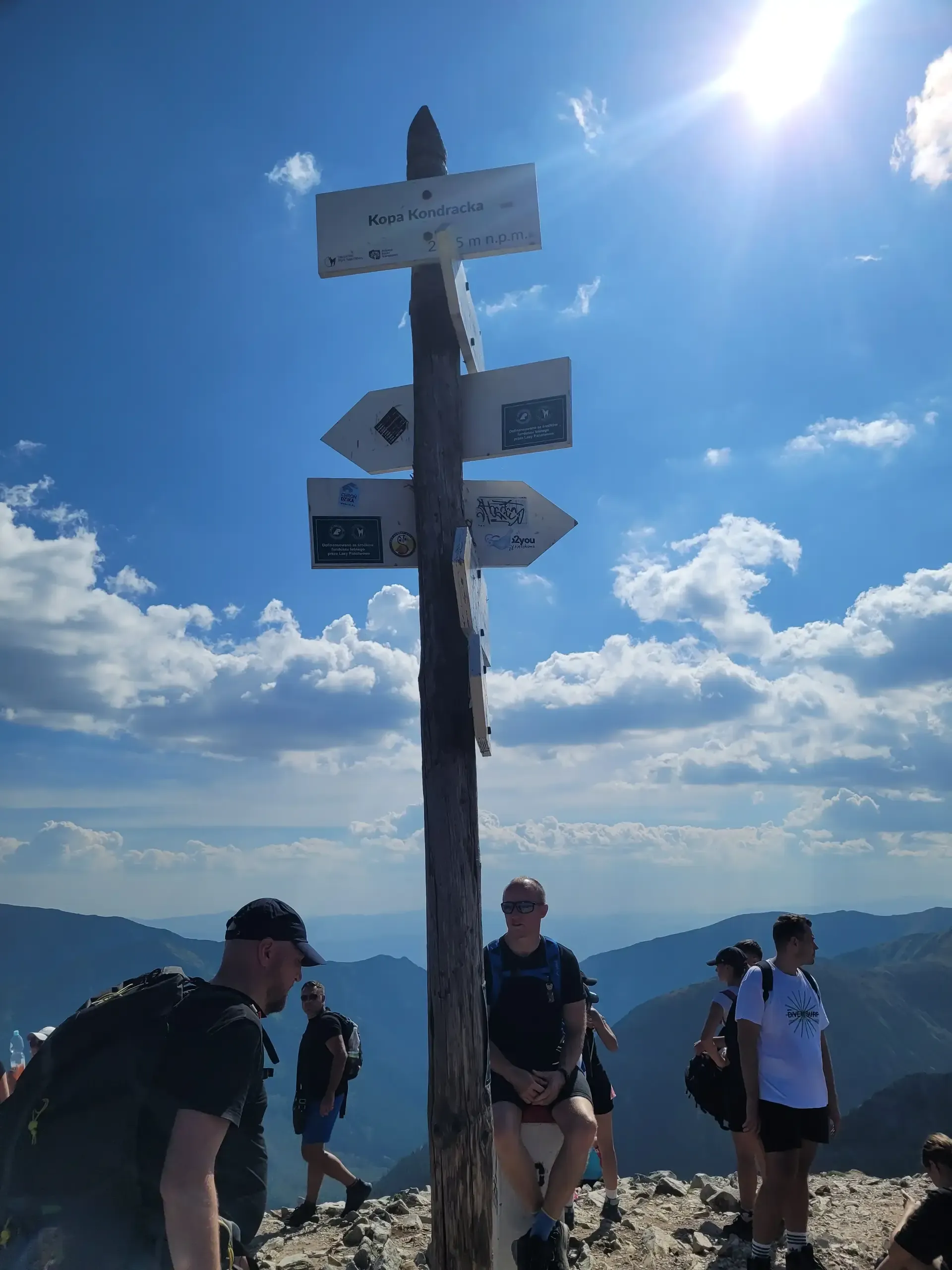 Kasprowy Wierch - Czerwone Wierchy (do Kopy Kondrackiej) - Giewont