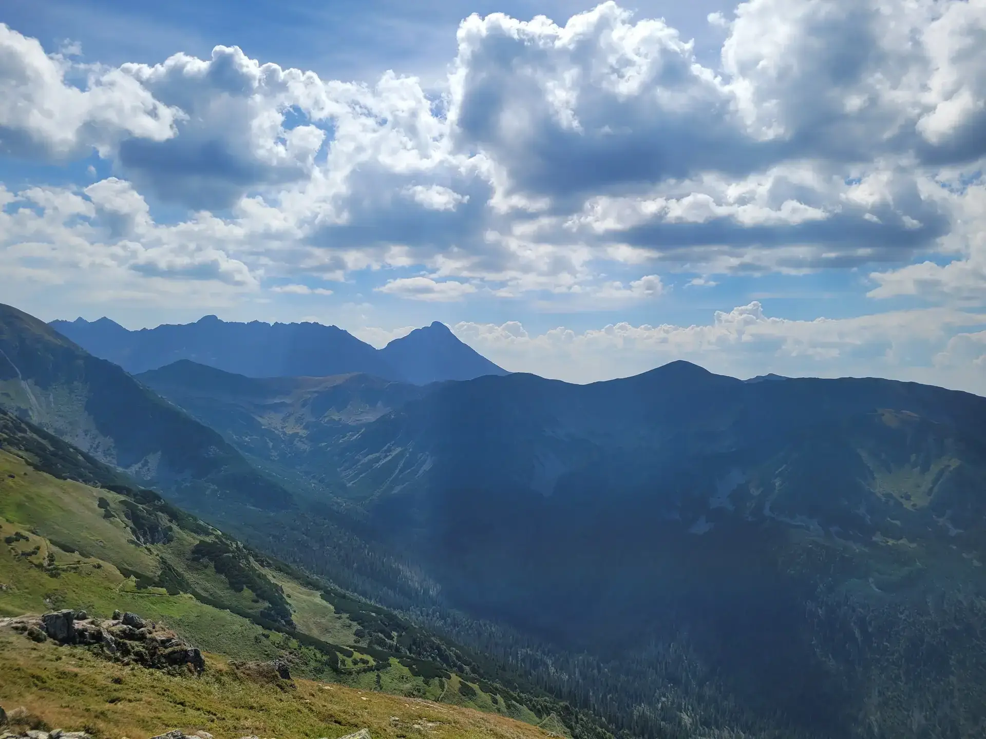 Kasprowy Wierch - Czerwone Wierchy (do Kopy Kondrackiej) - Giewont - wrzesień 2024