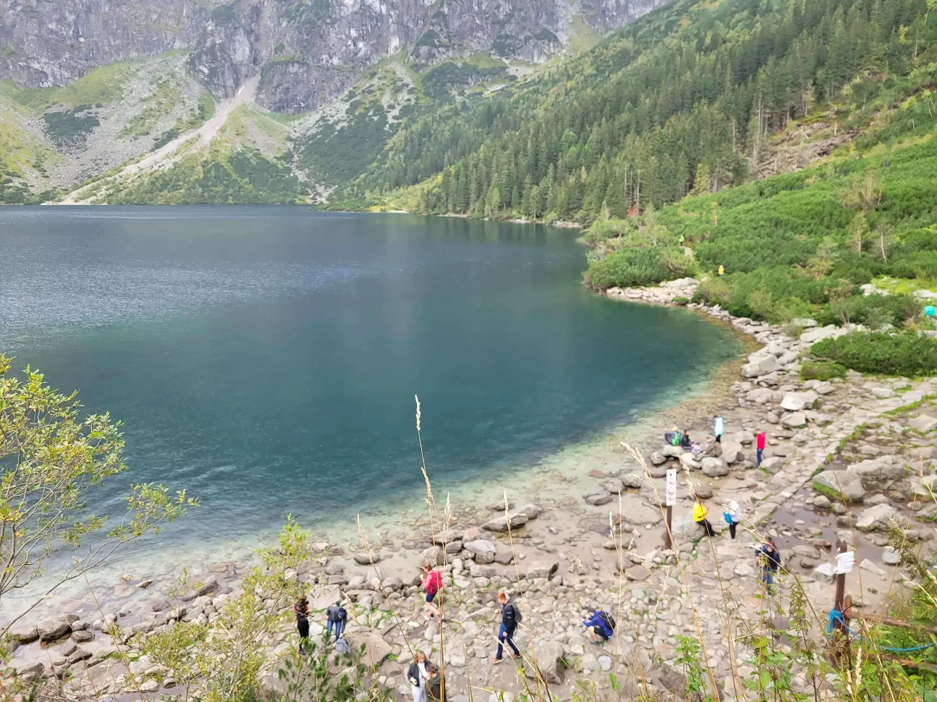 Morskie Oko - Czarny staw pod Rysami - wrzesień 2023