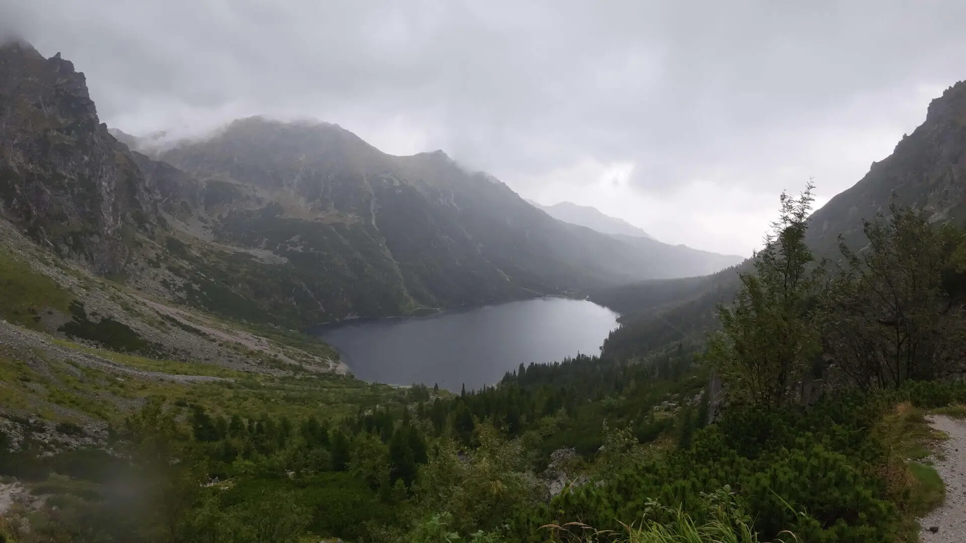 Morskie Oko - Czarny staw pod Rysami - wrzesień 2023